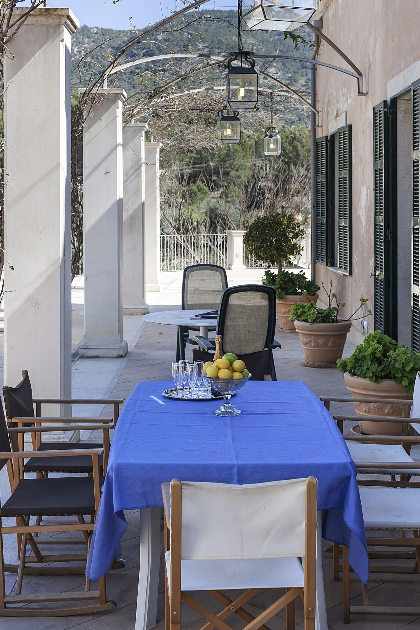 Outdoor Dining In Majestic Holiday Estate In Calvia