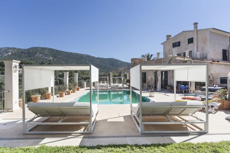 Swimming Pool Area In Majestic Holiday Estate In Calvia