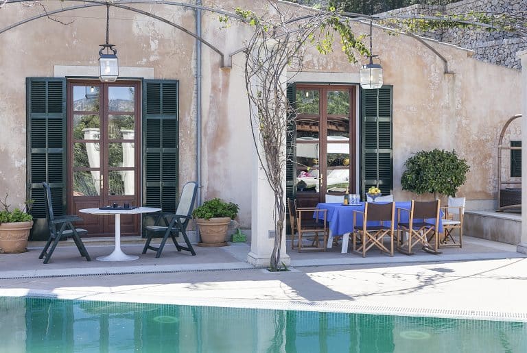 Swimming Pool Area In Majestic Holiday Estate In Calvia