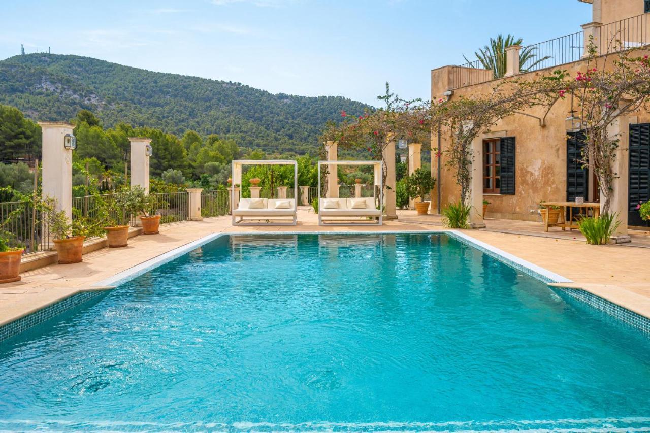 Swimming Pool Area In Majestic Holiday Estate In Calvia