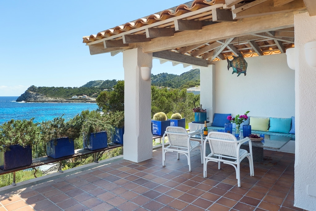 Frontline Villa In Capdepera Terrace